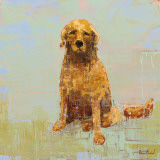 Golden Dog No. 2 Prints by Becky Kinkead