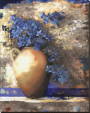 Provence Urn II Stretched Canvas Print by Louise Montillio