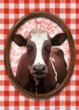 Portrait de Vache Posters by Florence Deviller