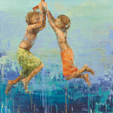 Rope Swing No. 2 Poster par Becky Kinkead