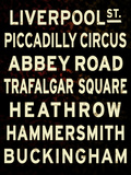 London Sign Giclee Print