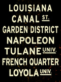 New Orleans Sign Giclée-tryk