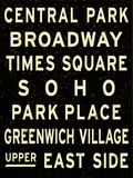 New York City Sign Giclée-tryk New York City Sign Giclée-tryk