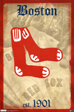 Red Sox -- Retro Logo Reprodukcje Red Sox -- Retro Logo Reprodukcje