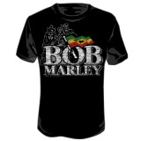 Bob Marley - Distressed Logo T-shirts