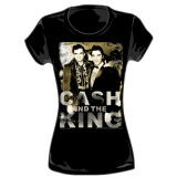 Women's: Johnny Cash - Cash and The King Ladies T-Shirts
