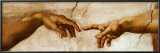 The Creation of Adam, c.1510 (detail) Posters by Michelangelo Buonarroti 
