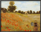 Les Coquelicots Posters by Claude Monet