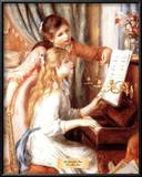 Girls at the Piano Posters by Pierre-Auguste Renoir