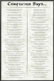 Confucius Says Posters