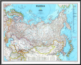 Map of Russia Poster