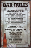 Bar Rules Posters