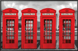 London - Phoneboxes Print