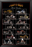 Motos - Harley Davidson Affiche