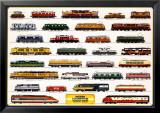 Eisenbahn: Moderne Lokomotiven Poster