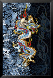 Ed Hardy - Blue Dragon Pósters