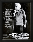 Einstein : ne t'inquiète pas Posters