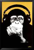 Steez-Headphone Monkey Poster von Steez 