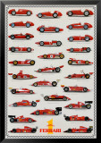 Voitures Ferrari de Formule 1 Photographie