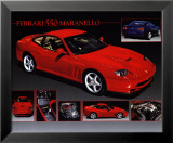 Car Ferrari 550 Maranello Lámina