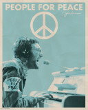 John Lennon People for Peace Poster