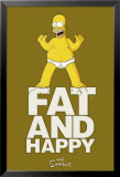 Simpsons - Fat And Happy Posters