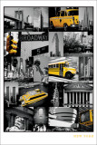 Collage de Nueva York Pósters Collage de Nueva York Pósters