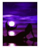 A Mermaid's Wish reproduction procédé giclée par Julie Fain