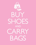 Buy Shoes and Carry Bag Láminas Buy Shoes and Carry Bag Láminas