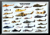 Helicópteros militares Pósters