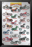 Motocicletas chopper Pósters