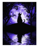 Rosalie's Moon Giclée-Druck von Julie Fain