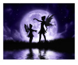 Fairy Sisters Giclée-Druck von Julie Fain