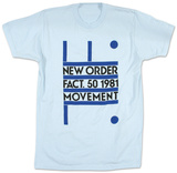 New Order - Fact. 50 1981 Movement T-shirts