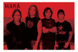 Concert Poster: Mana Reproducción en lienzo de la lámina Concert Poster: Mana Reproducción en lienzo de la lámina