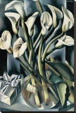 Arums I Stretched Canvas Print by Tamara De Lempicka