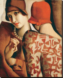 Les Confidences Leinwand von Tamara De Lempicka