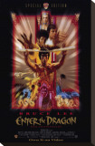 Enter the Dragon Stretched Canvas Print