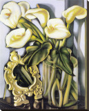 Arums III Stretched Canvas Print by Tamara De Lempicka