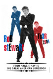 Concert Poster: Rod Stewart, Tour 2004 Lærredstryk på blindramme