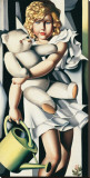 Portrait de Mademoiselle Poum Rachou Leinwand von Tamara De Lempicka