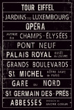 Destinations II Poster par Maria Mendez