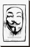 V pour Vendetta Reproduction transférée sur toile