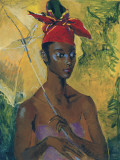 Woman with Parasol Julisteet tekijänä Boscoe Holder Woman with Parasol Julisteet tekijänä Boscoe Holder