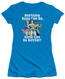 Juniors: Justice League - Girls Can Do Better T-shirts