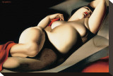 La Belle Rafaela Stretched Canvas Print by Tamara De Lempicka