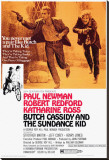 Butch Cassidy and the Sundance Kid Lærredstryk på blindramme