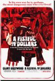 Fistful of Dollars Stretched Canvas Print