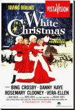 White Christmas Stretched Canvas Print