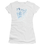 Juniors: Green Lantern - White Lantern Sinestro Shirt